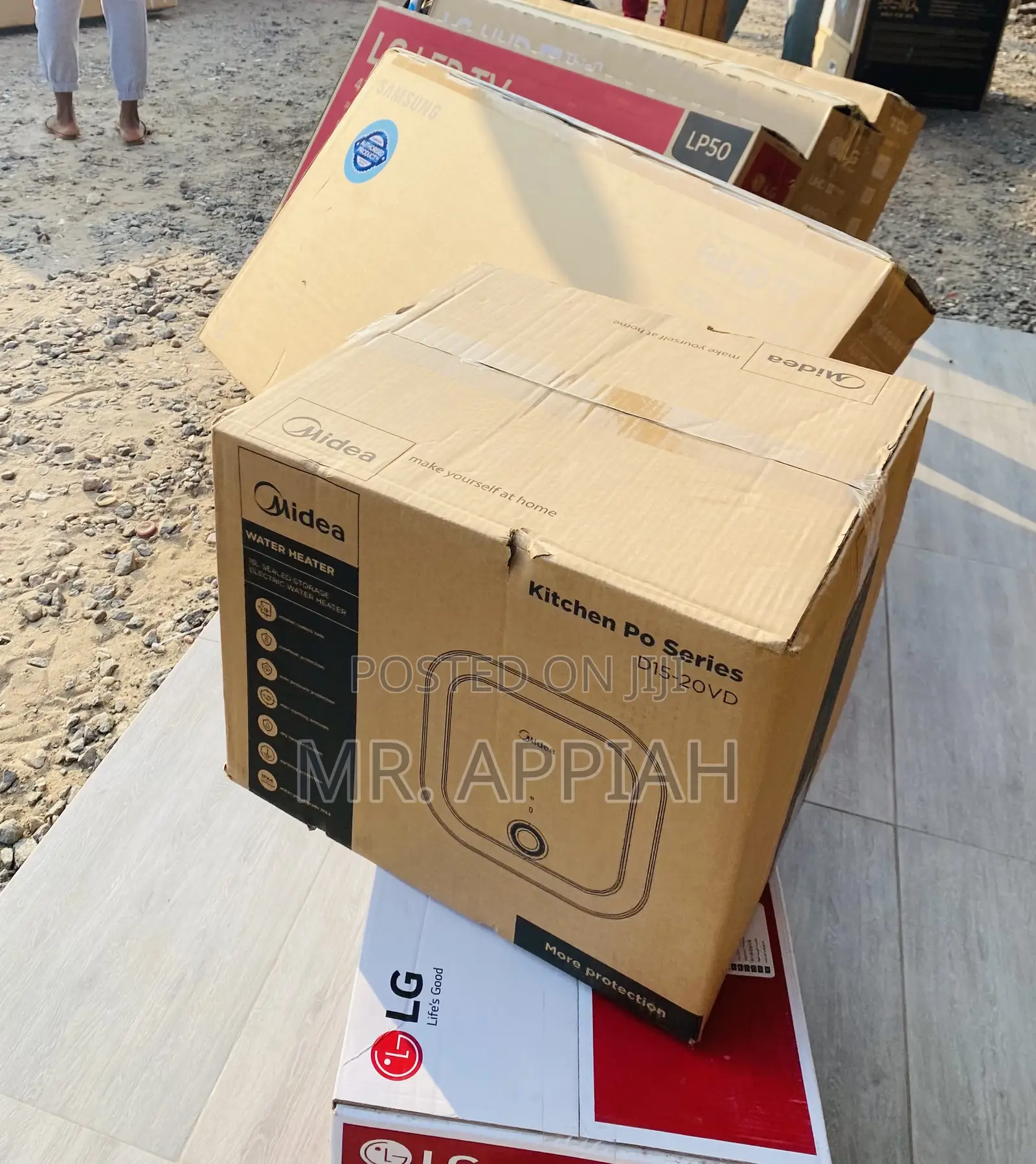 Sealed in Box Midea 2000watt(15L)Electric Water Heater