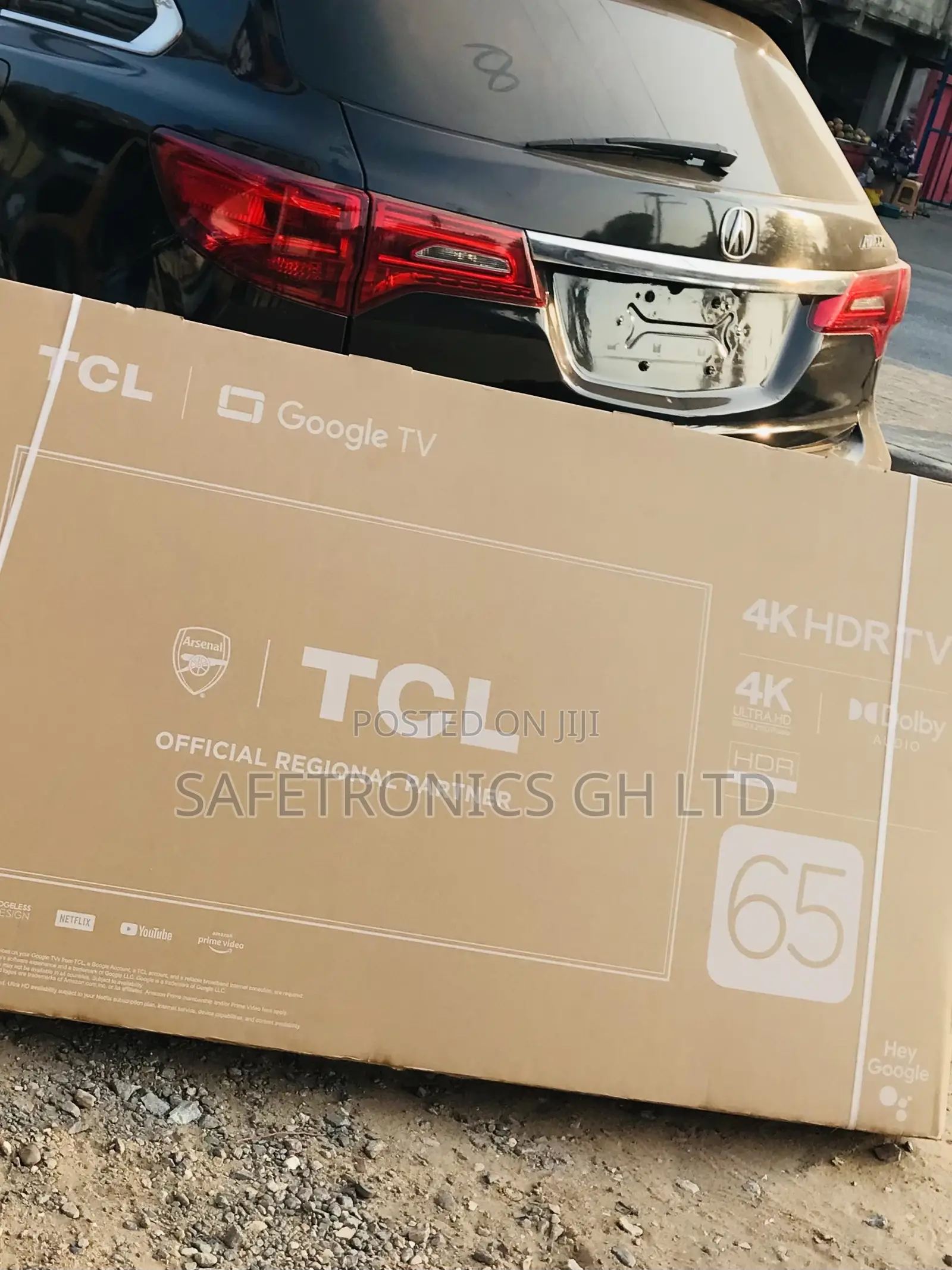TCL Smart P635 Led 65 Inch Black Glossy Tv