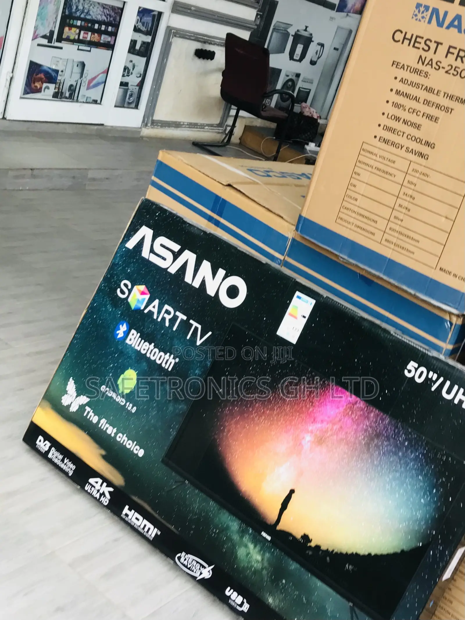 Essential UHD Smart Asano (Black) LED 50 Inch Tv