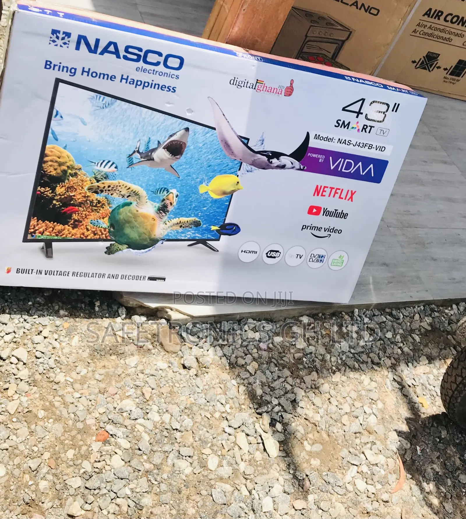 High Quality 43 Inch Smart Nasco Led Full HD Tv 