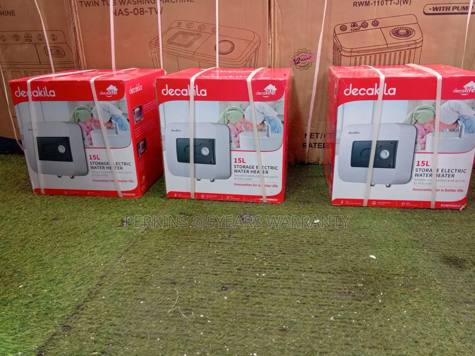 Decakila 15liters Quality Storage Water Heater Heater
