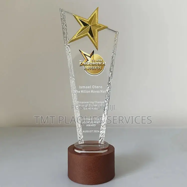 Crystal Award Plaque for Your Awards