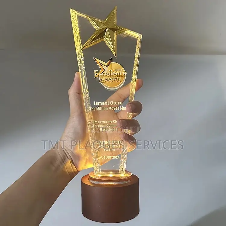 Crystal Award Plaque for Your Awards