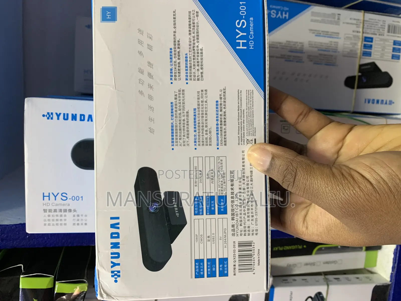 Webcam YUNDAI HYS-001 Hd Camera