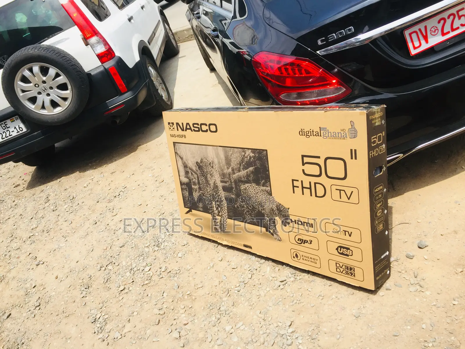 Slim Durable Sleek Nasco 50”FHD Satellite