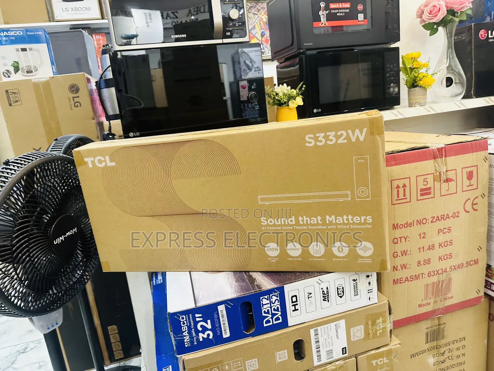 Durable Materials S332W Soundbar TCL