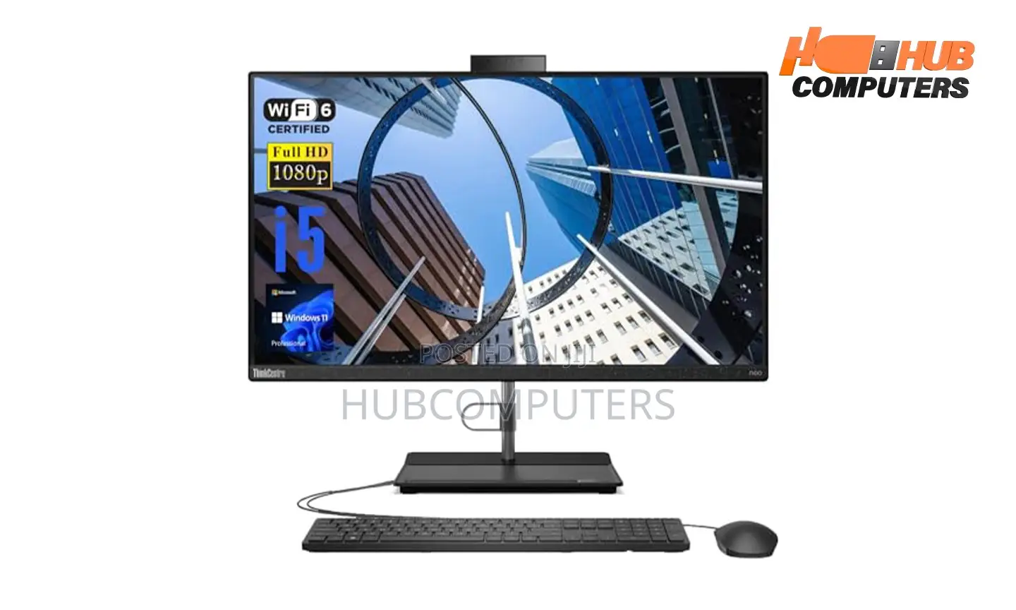 New Desktop Computer Lenovo ThinkCentre 24 8GB Intel Core i7 SSD 512GB
