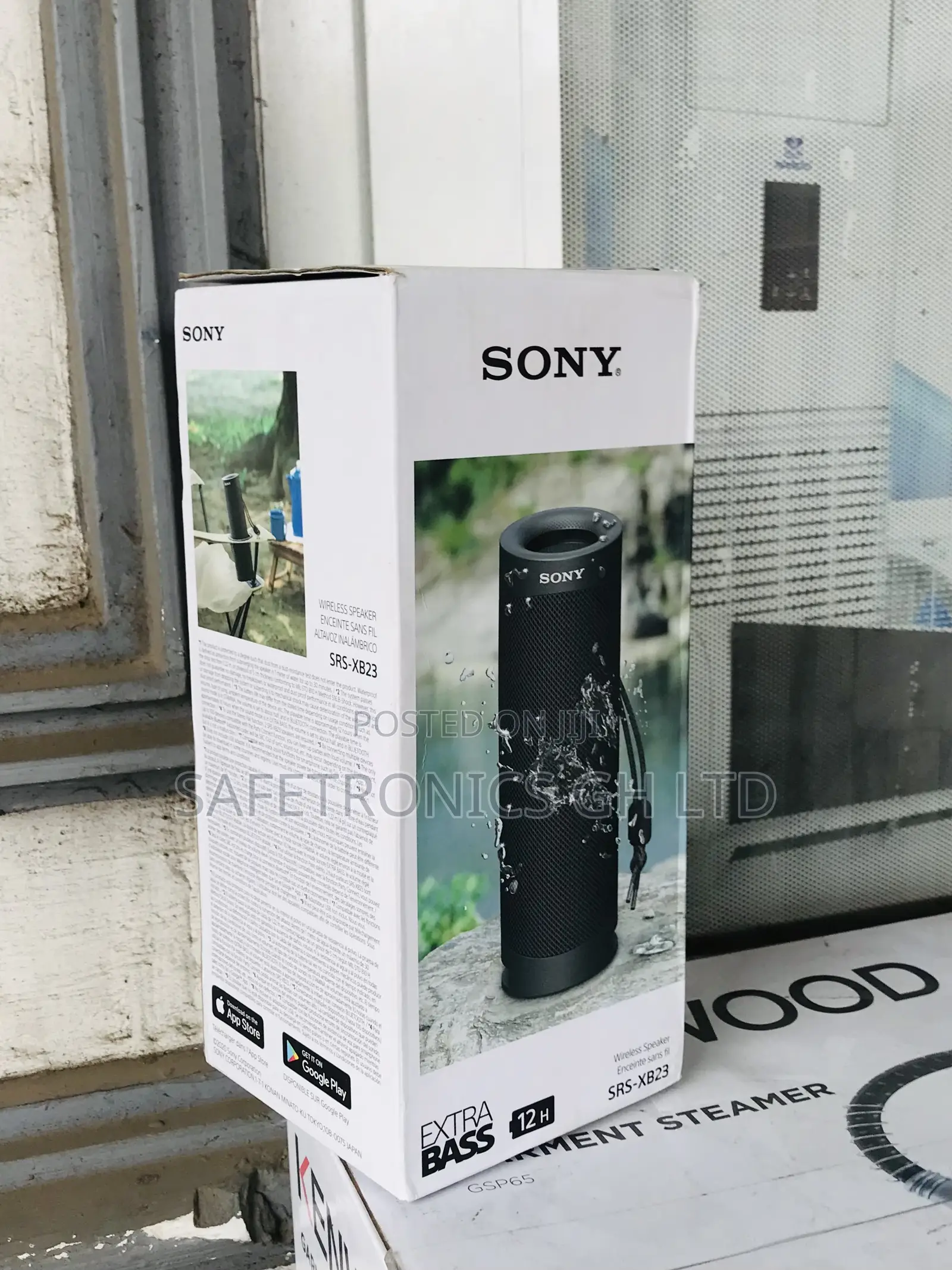 Wireless Bluetooth Black SRS-XB23 Sony Speakers