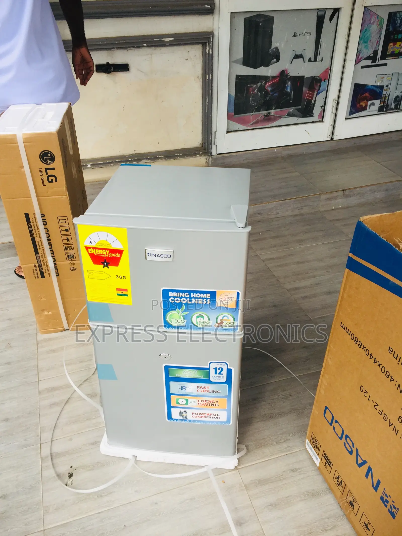 Available—-Nasco Double Mini Size Fridge Nas-120