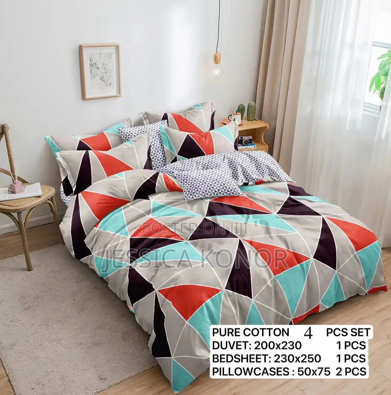 5PCS Double Size Duvet Set