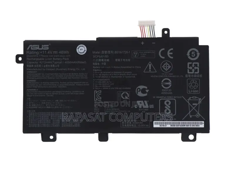Asus B31N1726 Laptop Battery