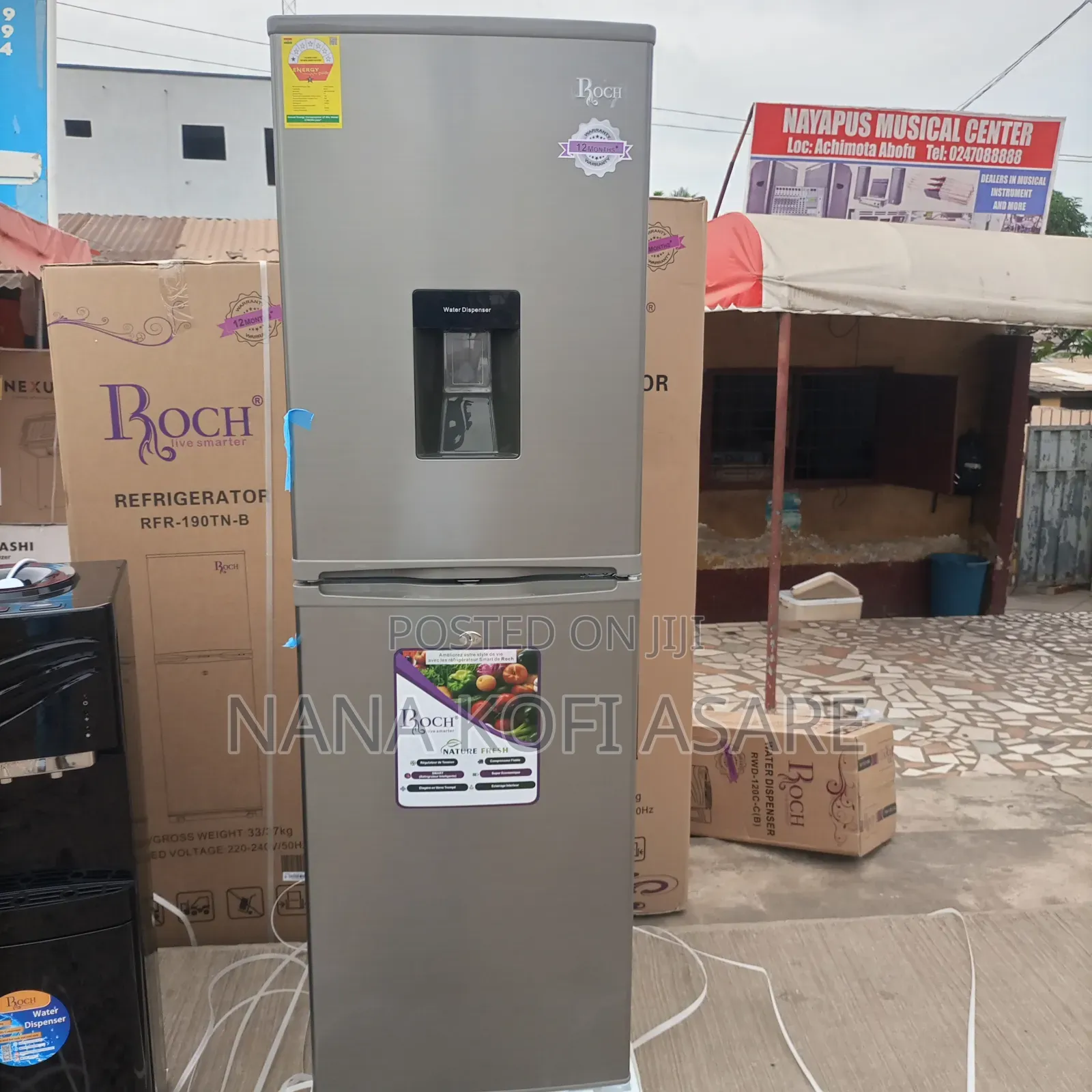 Roch 250litres Buttom Freezer Refrigerator