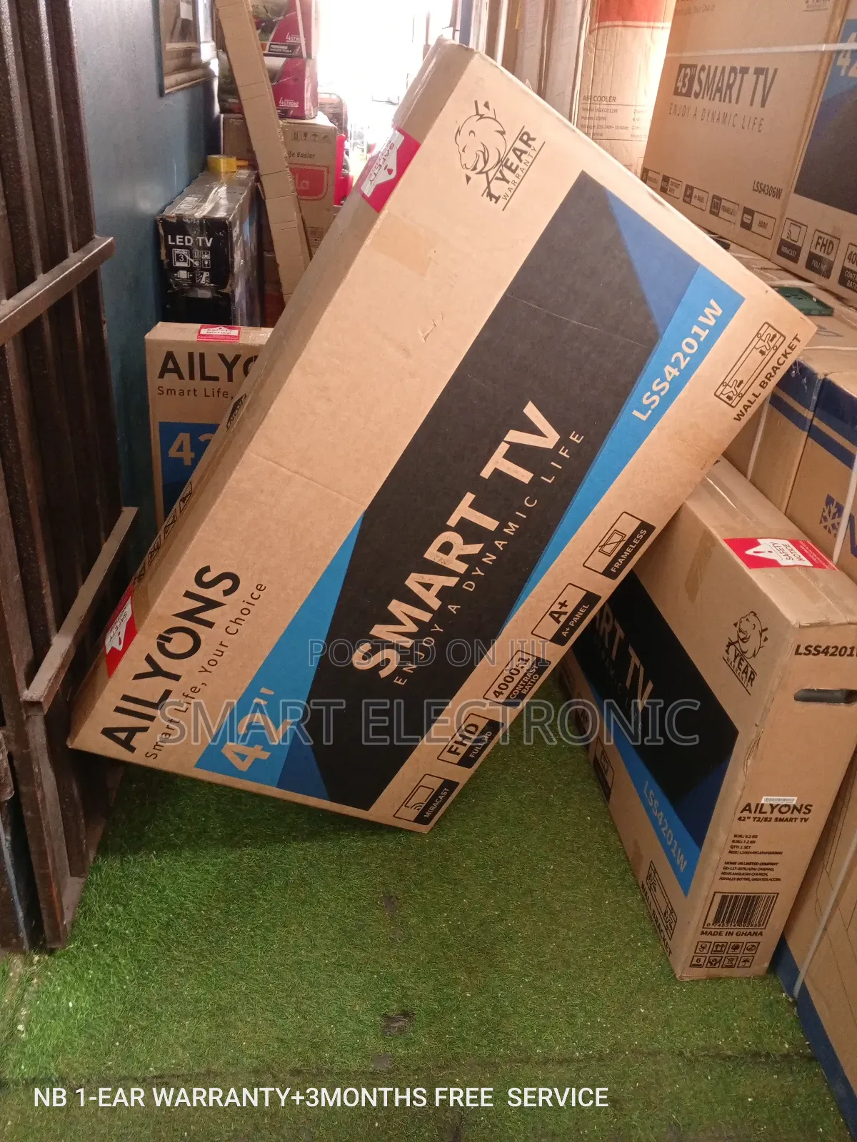 Watch More Ailyons Smart Android TVS 42inches Full HD FHD