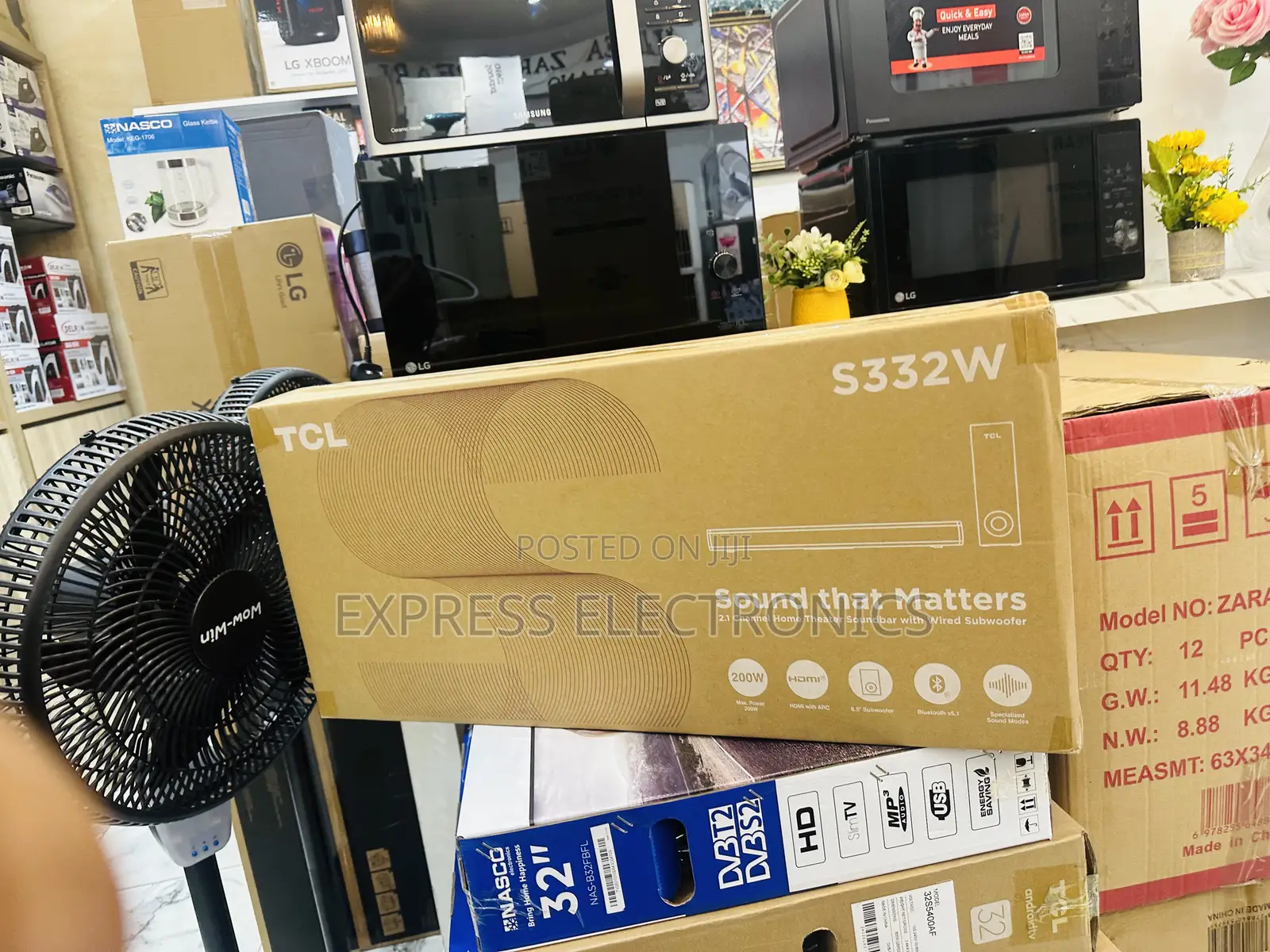 Play Better Sound With TCL S332W Sound System