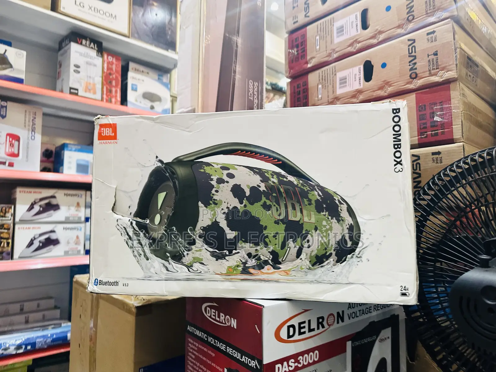 Mesmeric Design Boombox 3 Bluetooth Speaker