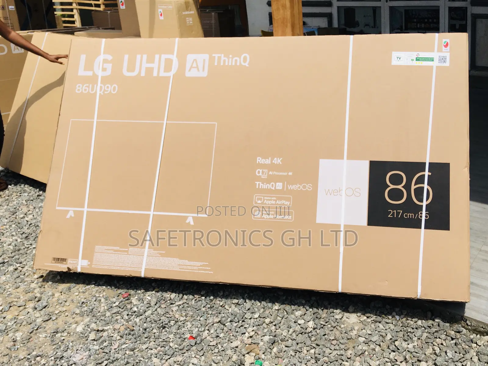 Ur80 86 Inch Smart Led Uhd Lg Android Sleek Tv