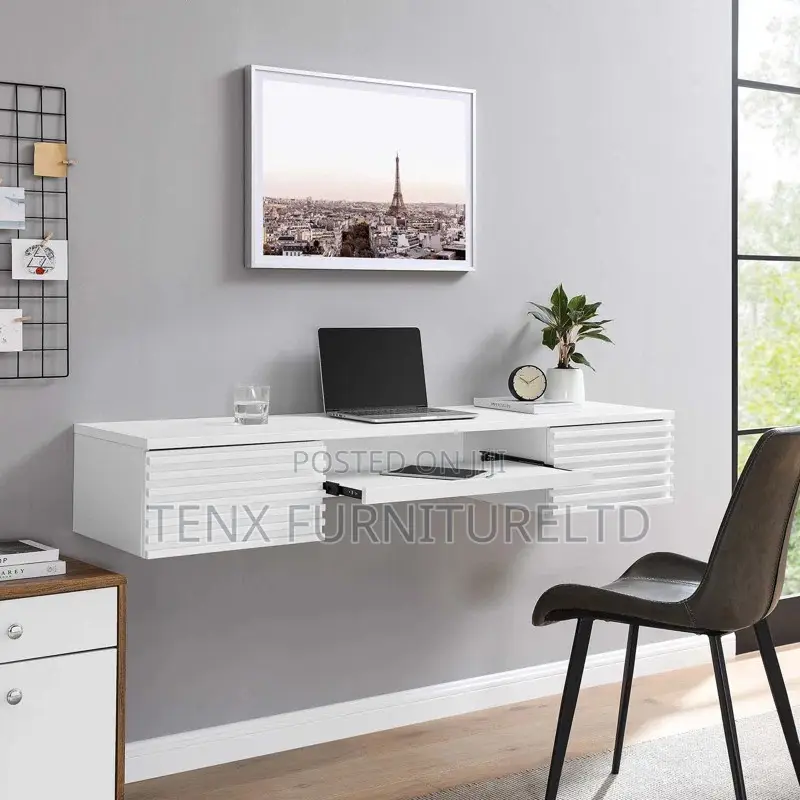 Office Desk (Modway Render Wall Mount)White