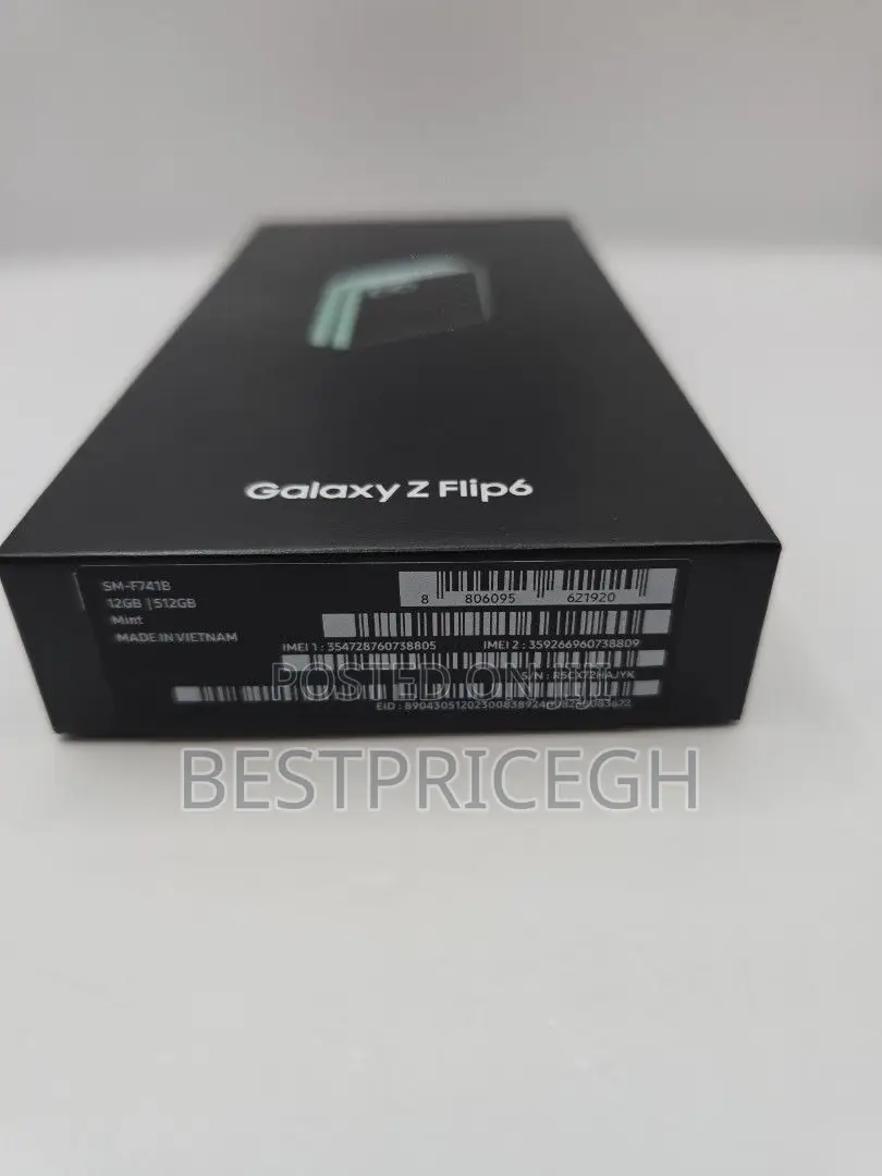 New Samsung Galaxy Z Flip6 512 GB Black