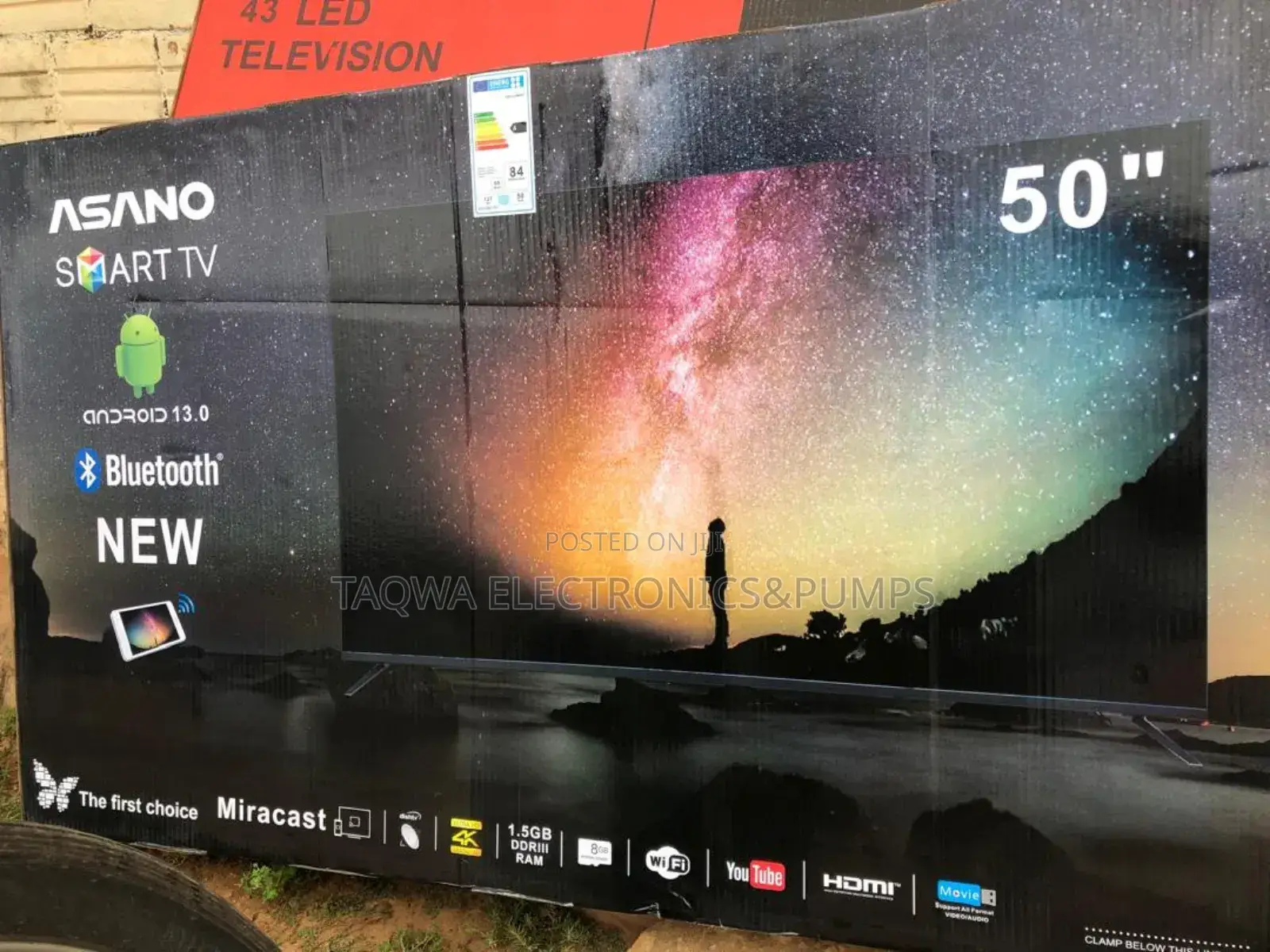 Asano 50 Inches Led Television Android