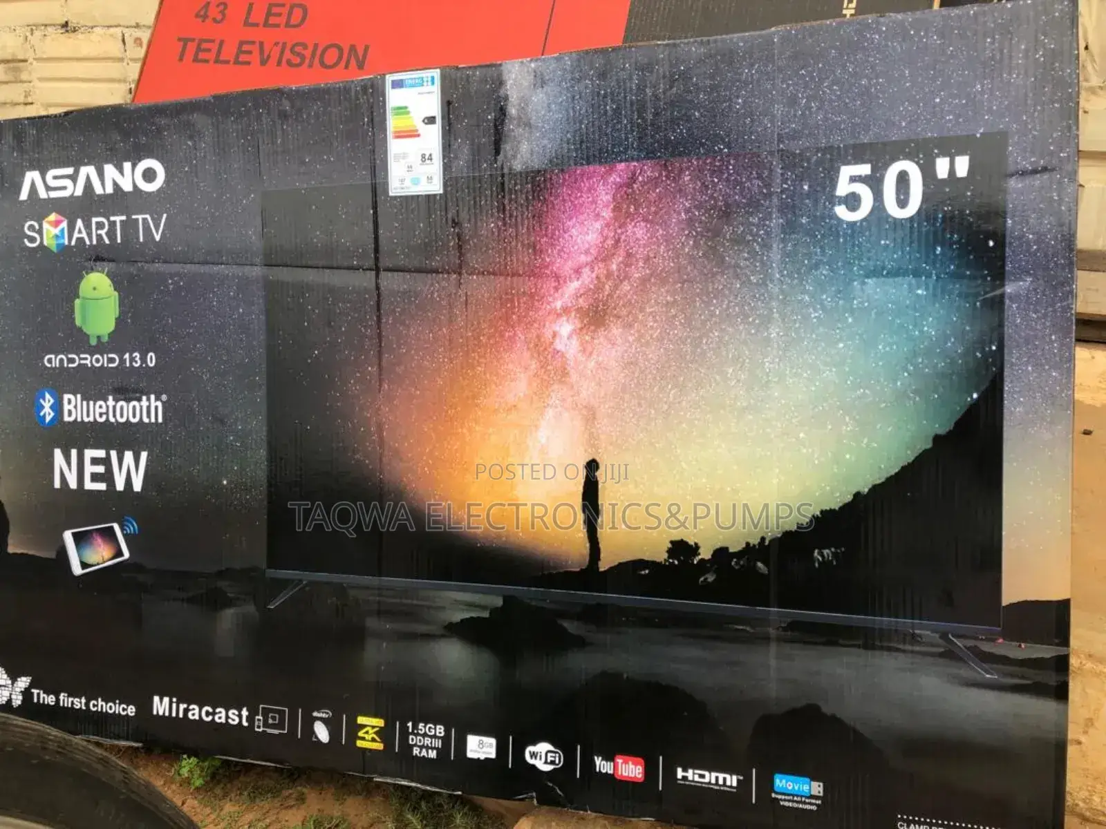 Asano 50 Inches Led Television Android