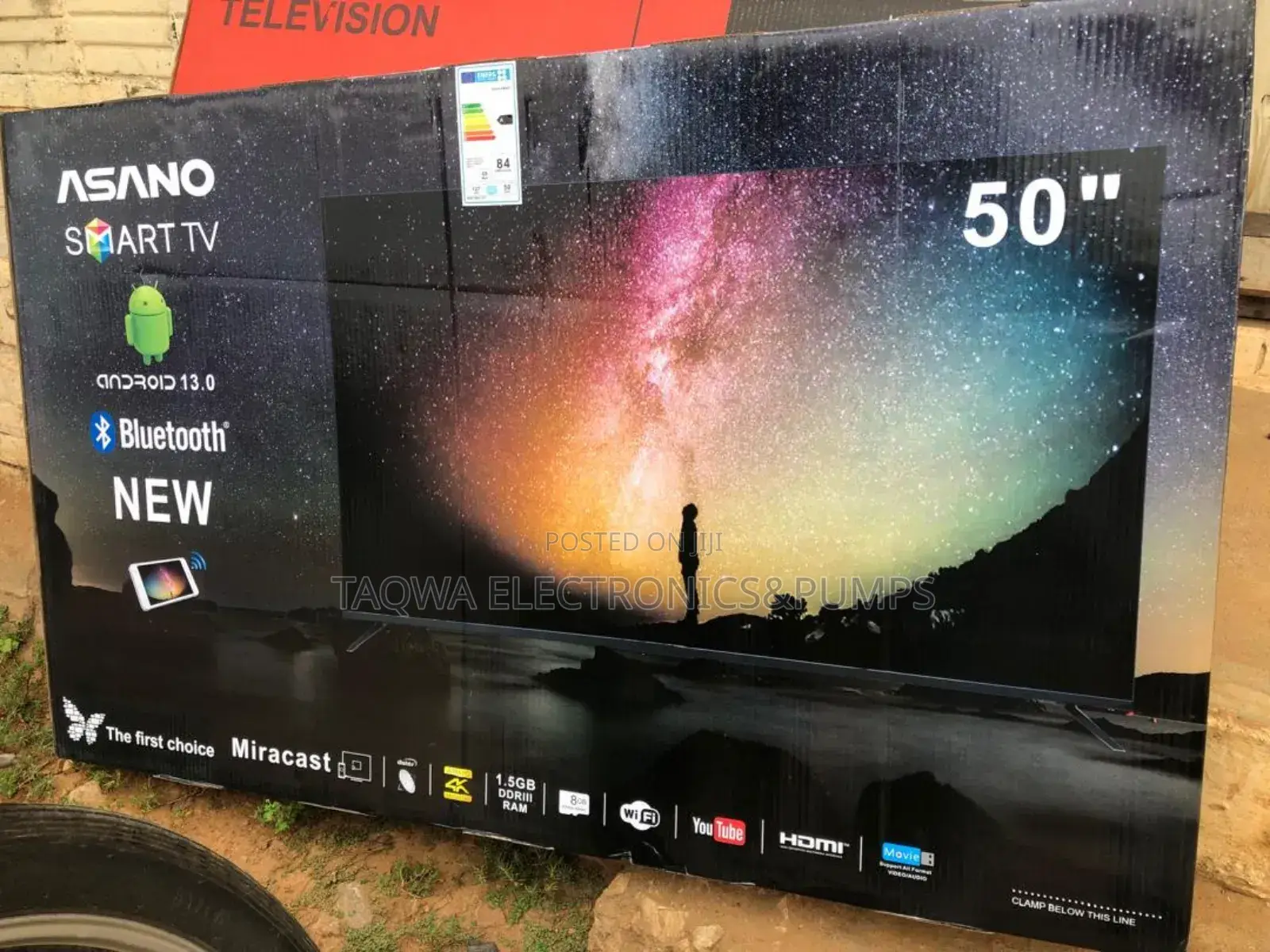 Certified Asano 50 Smart Android Tv