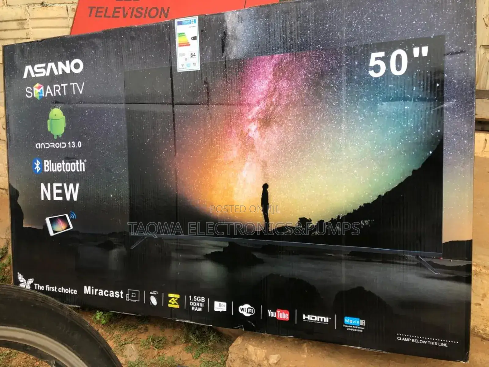 Certified Asano 50 Smart Android Tv
