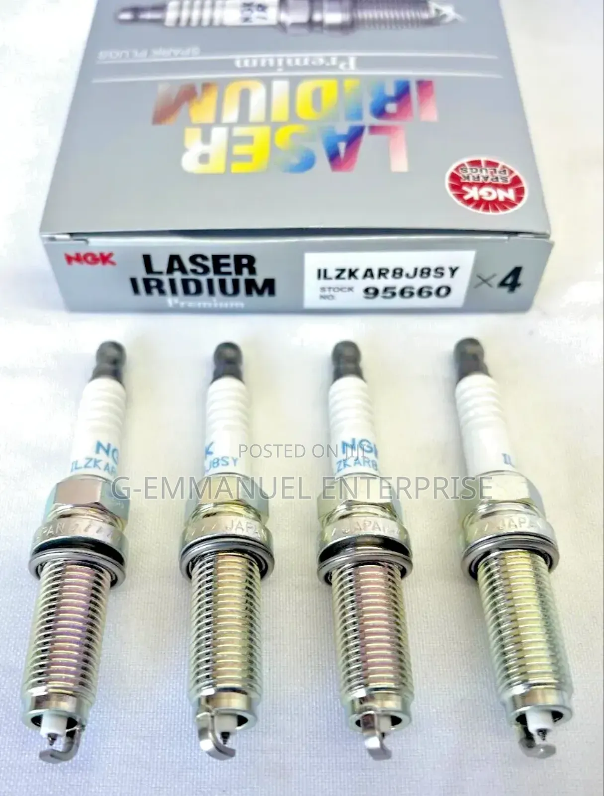 HONDA Accord 2018-21 95660 N.K.G. Spark Plugs Original Japan