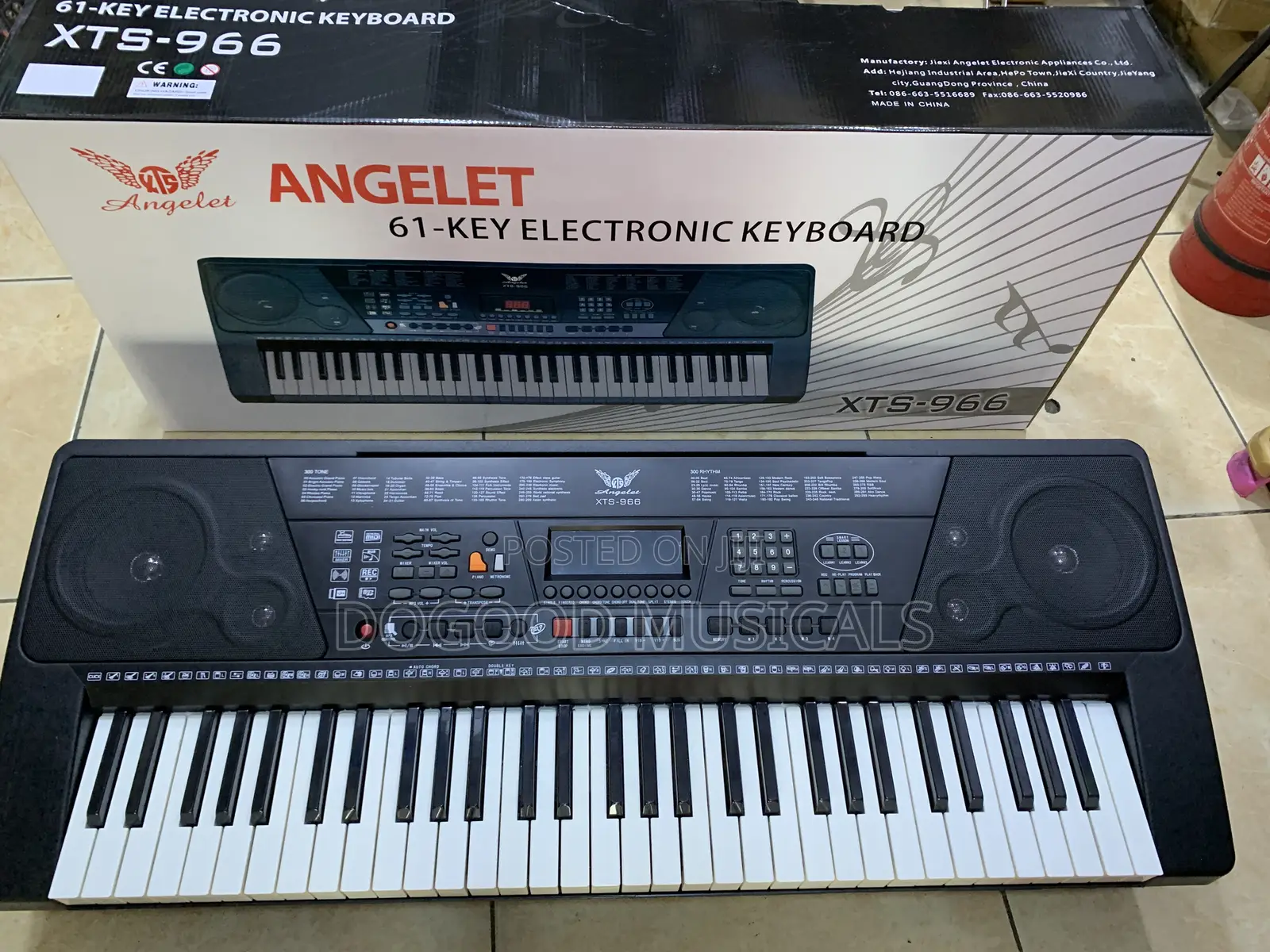 Angelet Xts-966 61-keys Electronic Keyboard For Beginners