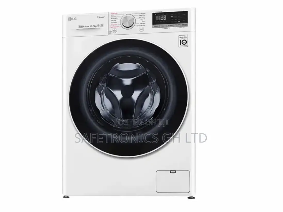 Washing Machine Frontload LG F4V5RYP0W 10.5kg 