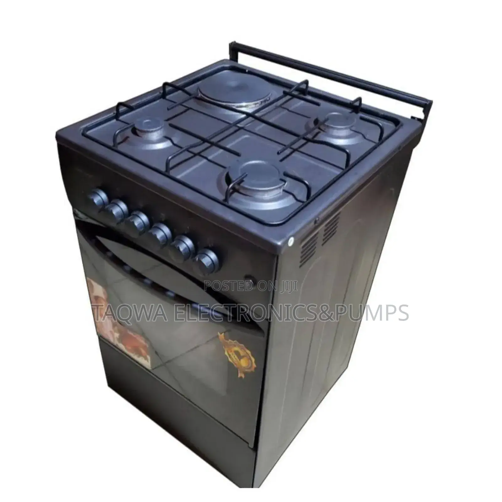 Black Color 4 Burner Volcano Gas Cooker