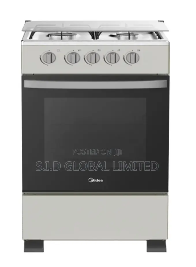 Energy Saving MIDEA-4-BURNER-GAS-COOKER-SILVER-SP5055T082-S