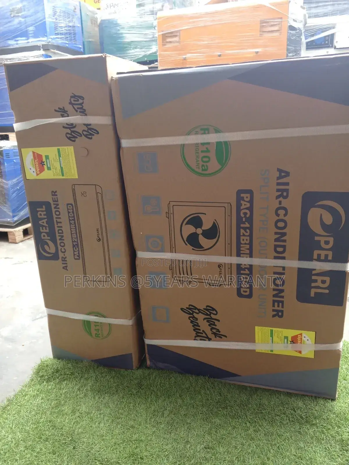 Brand New Quality Mirror Black Grass Ac 1.5hp Split Type