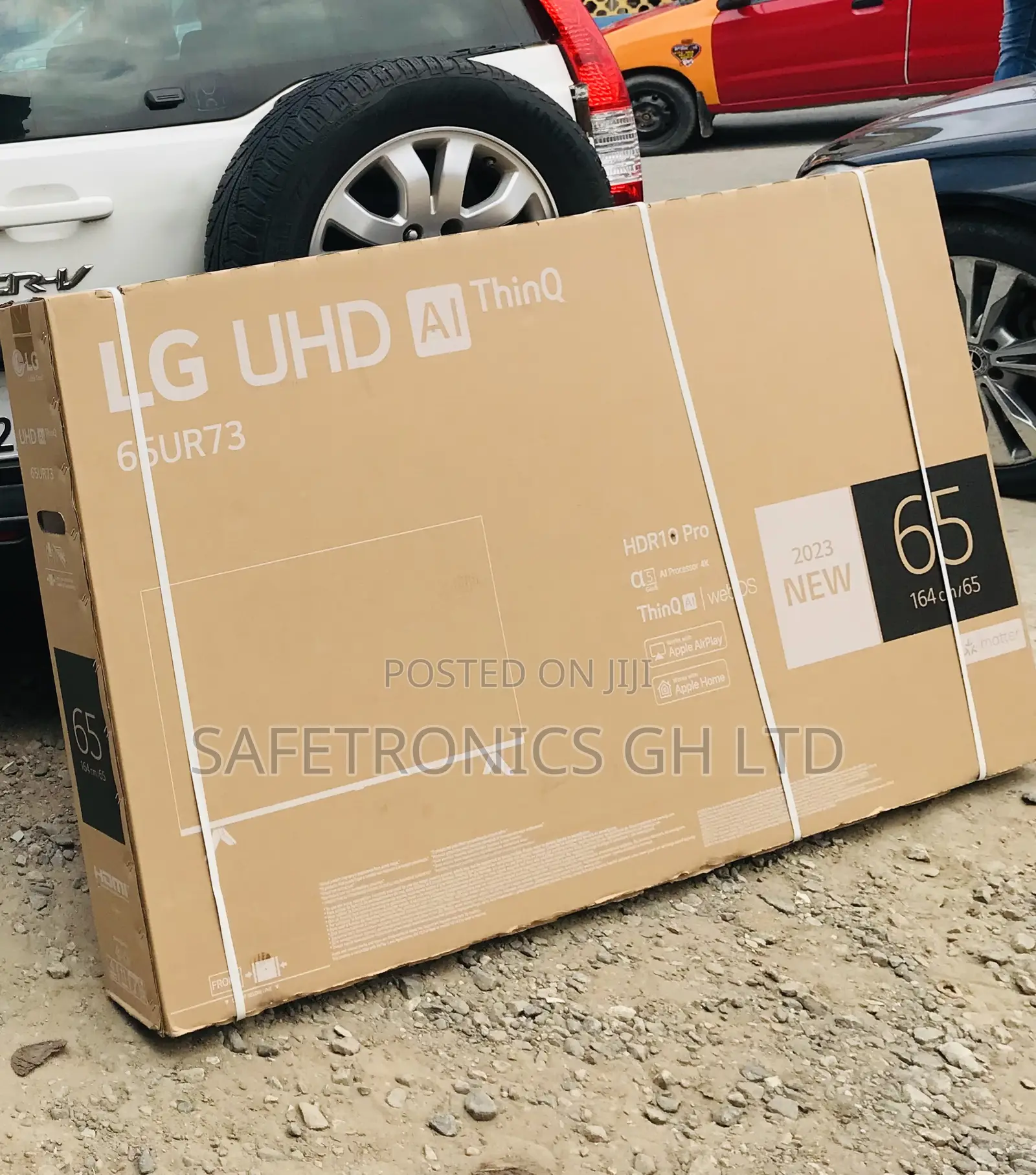 Sleek Black Led Smart Lg 55 Inch Ur73 Tv
