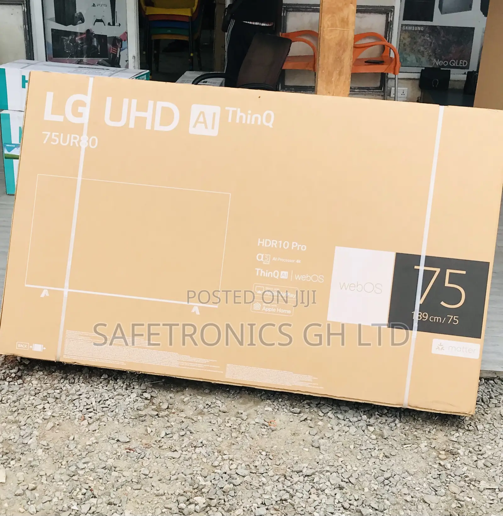 75 Inches (Ur80) Led Lg Smart Lg Uhd Sleek Tv