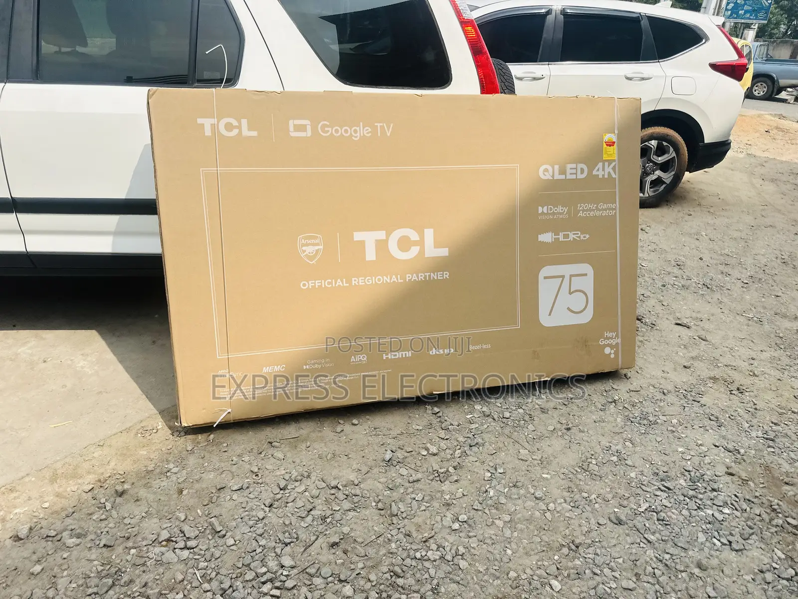 Vivid Contrast Sleek TCL 75”C645 QLED Smart