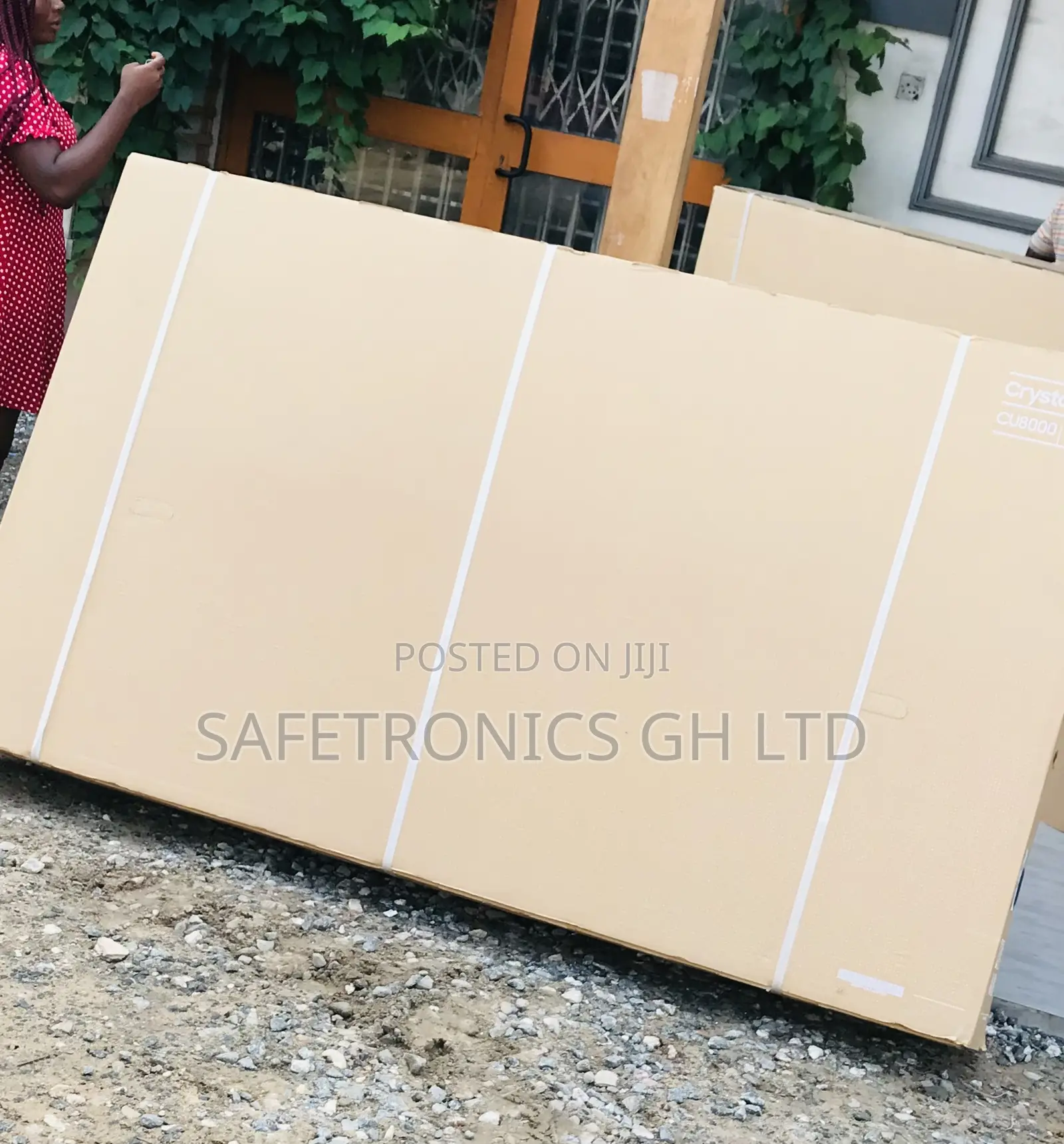 Sealed Black Samsung 75 Inch Led Smart Du80 Sleek Tv