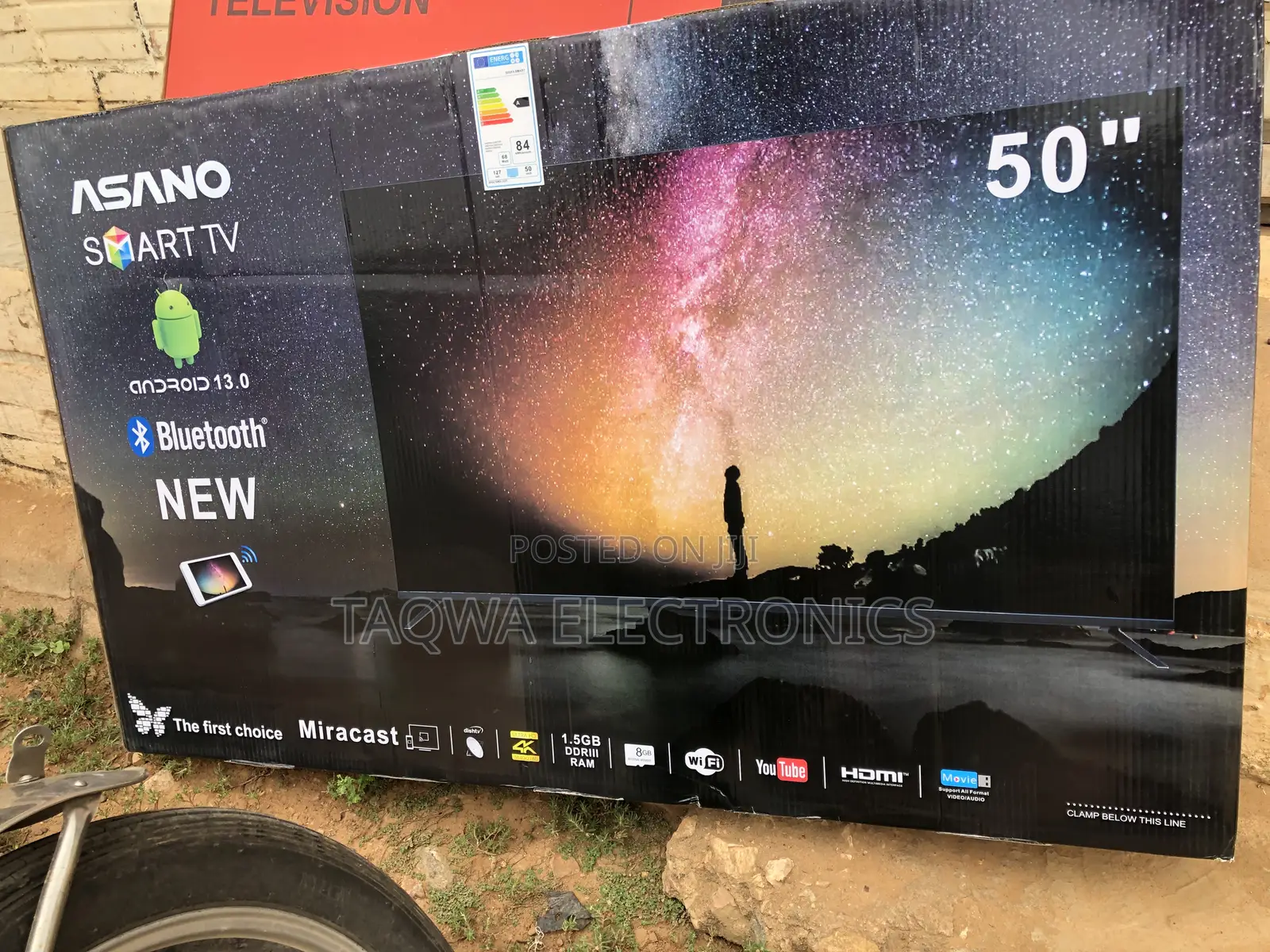 Order the Asano 50” Smart Tv