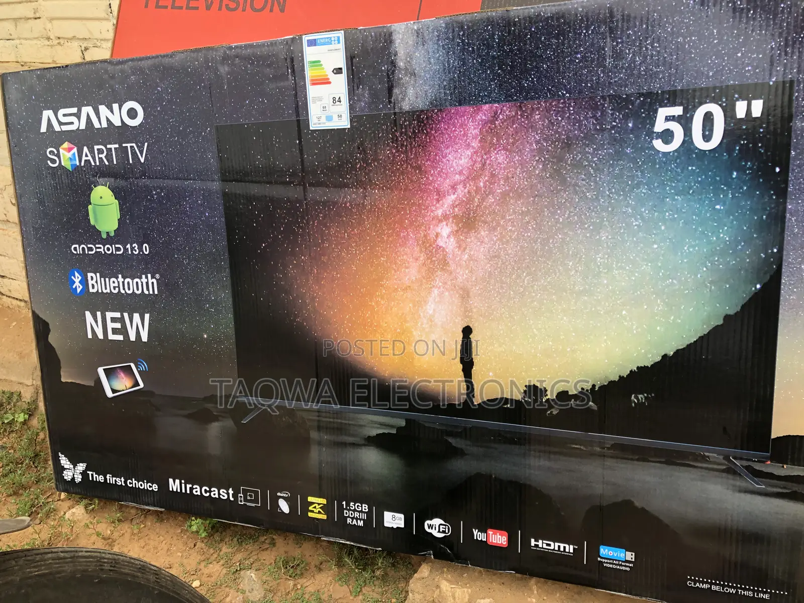 Order the Asano 50” Smart Tv