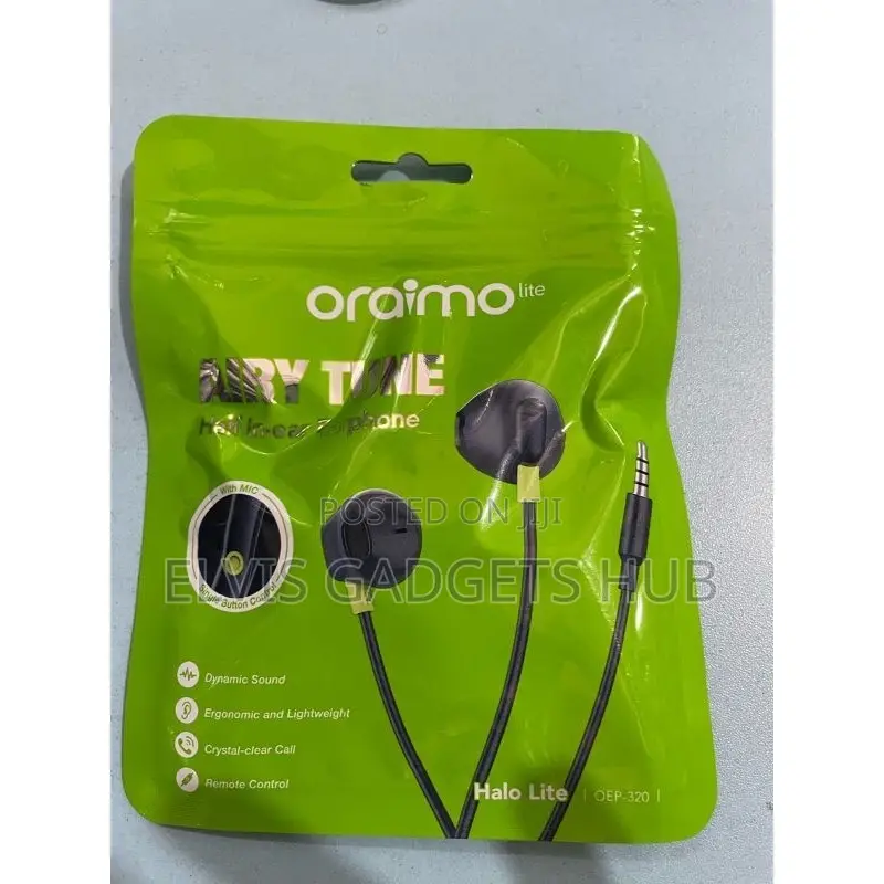 Oraimo Halo Lite 3.5MM Half in-Ear Earphone