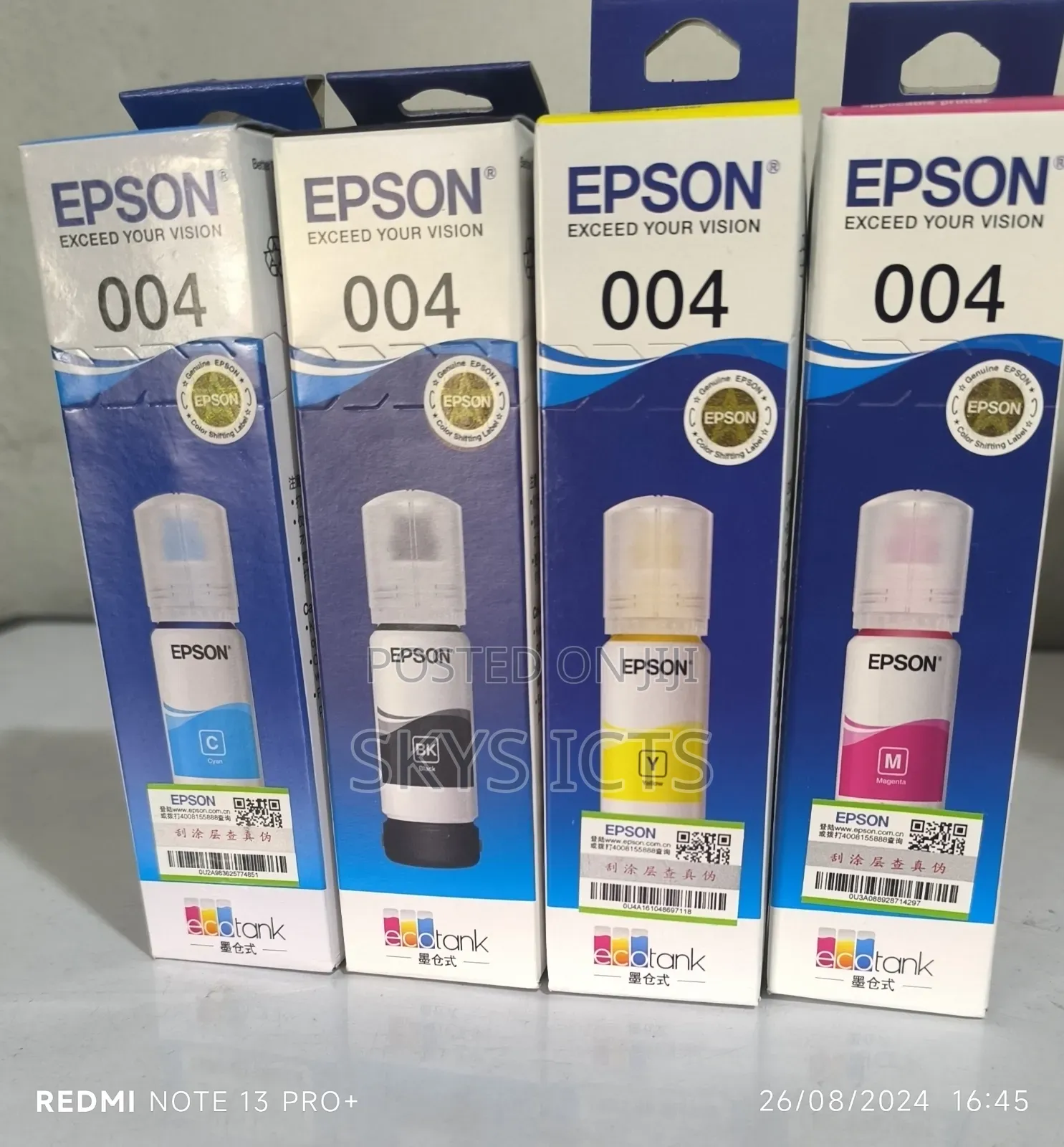 Genuine Epson Ink - 004