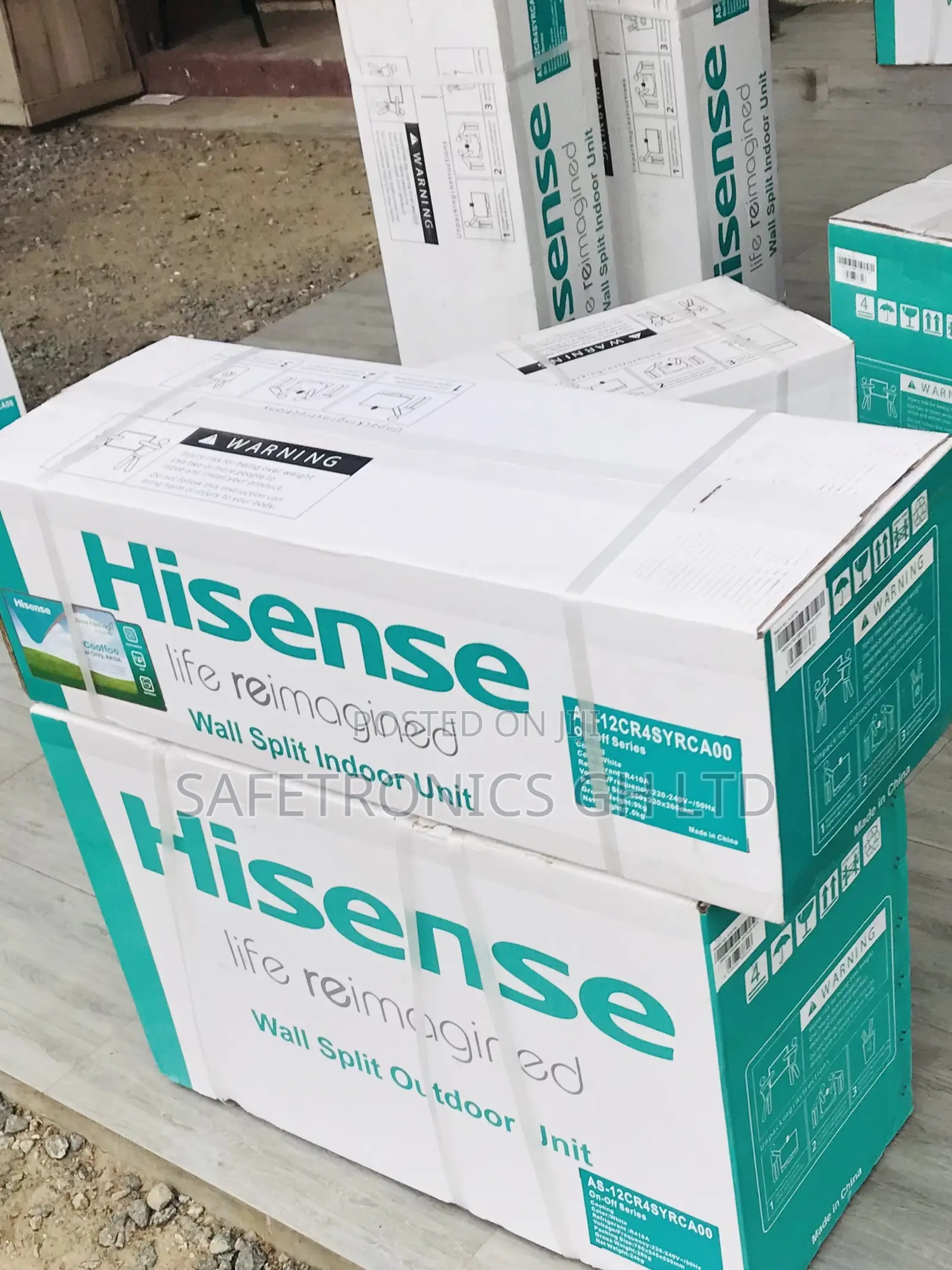 Genuine New White Hisense Airconditioner 2.5hp R410