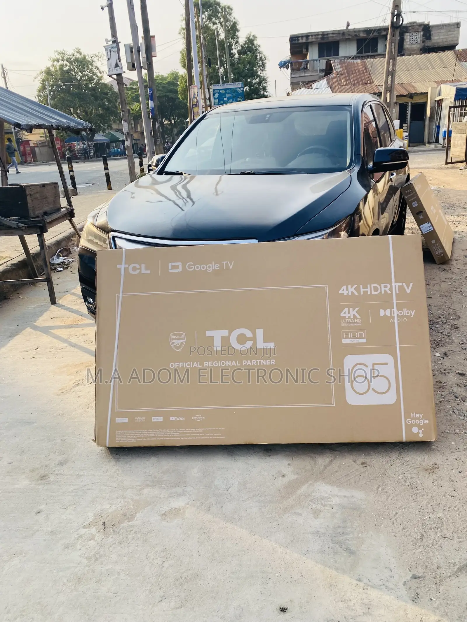 Elegant Black TCL 65p635 65” HDR Smart Television 