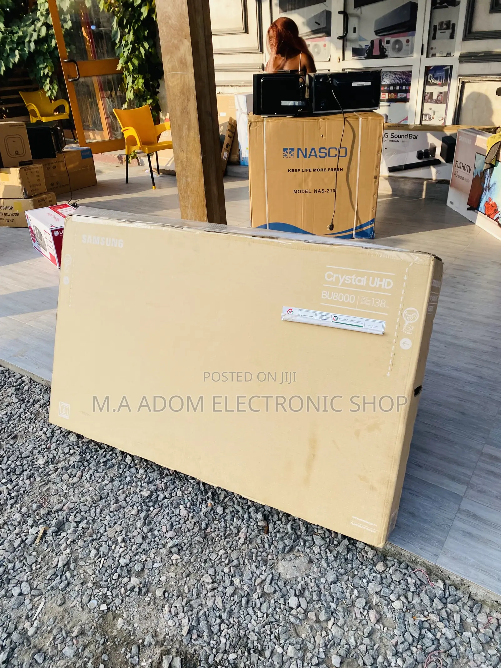 Authentic Samsung(139.7cm)55” Uhd Smart Tv,55CU8000