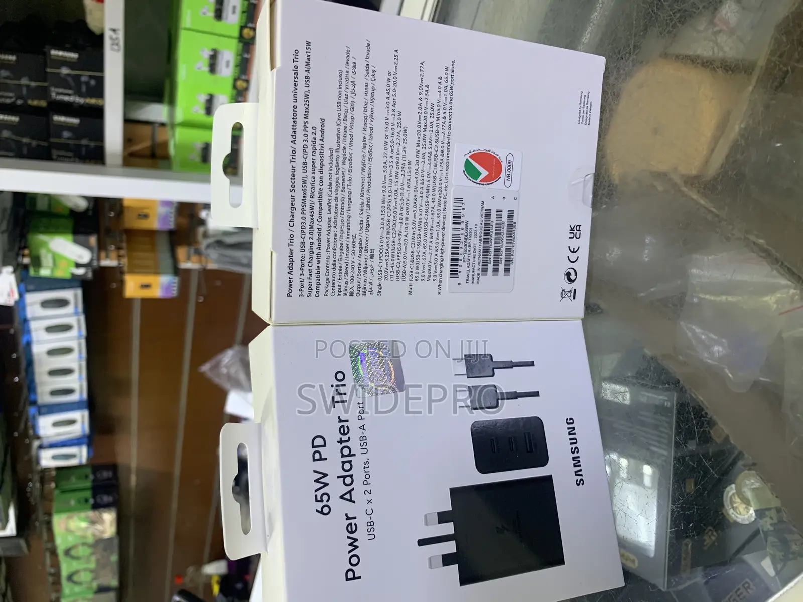 65W Samsung Galaxy Trio Fast Charger Adapter