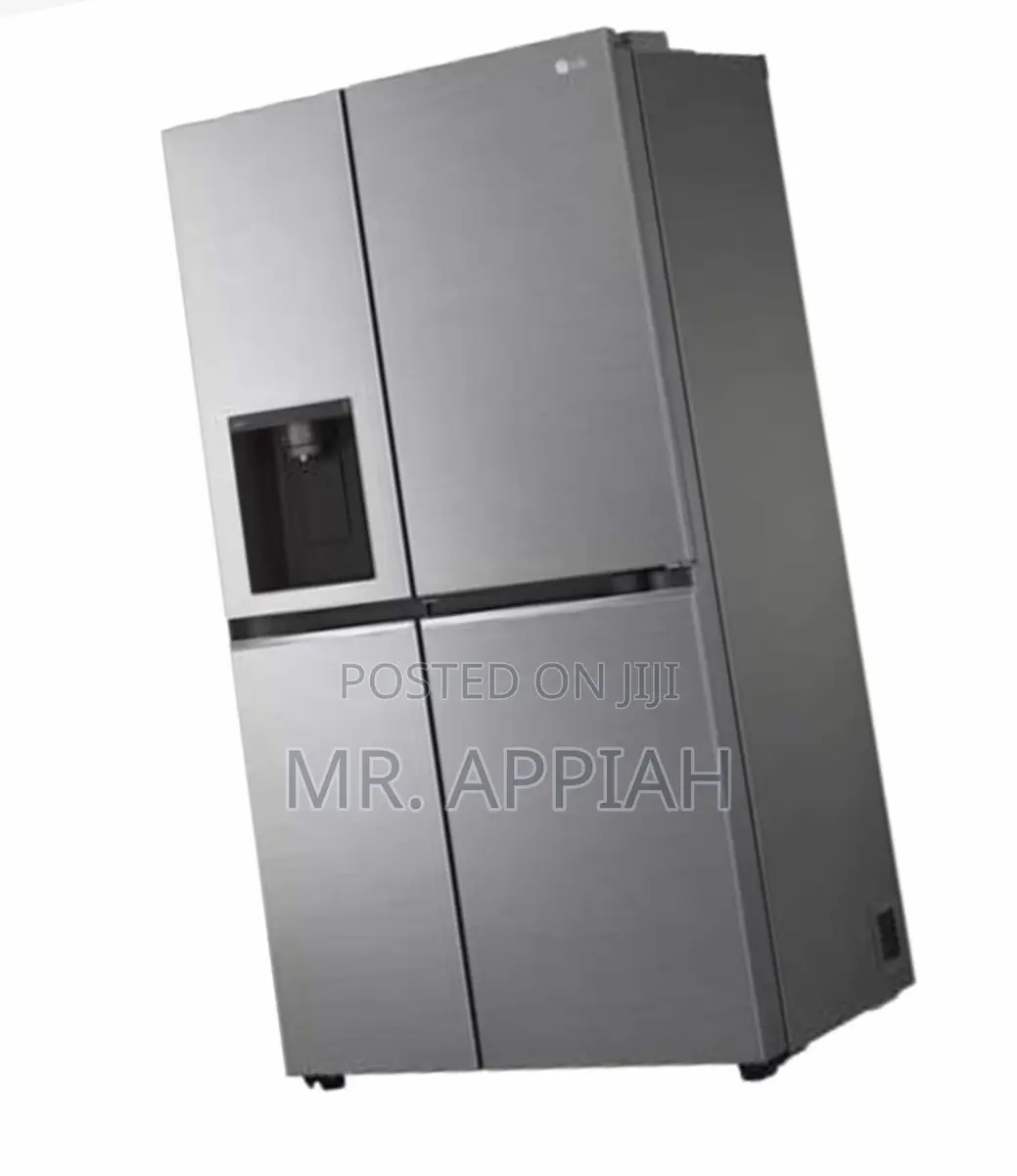 Sleek LG GC-J287SQUV 668L Side by Side Electric Fridge,Gray