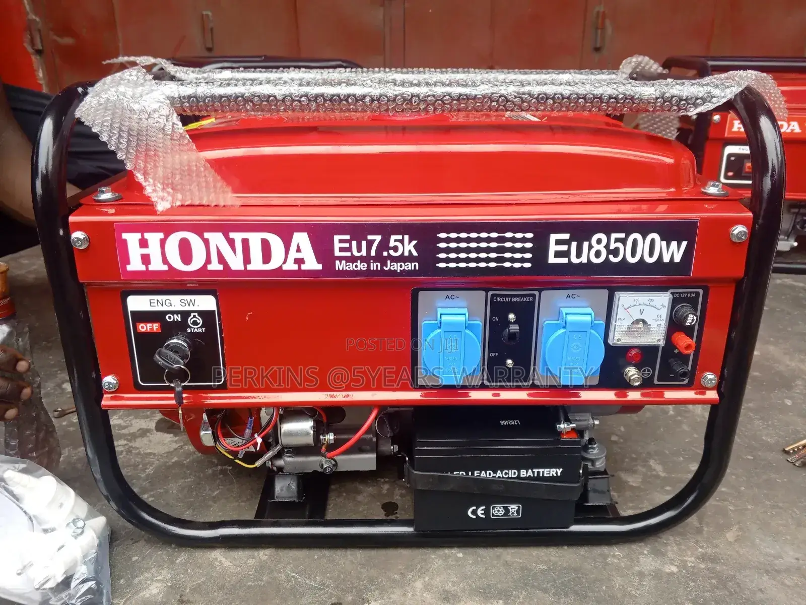 Honda Keystart 8500watts 7.5kva