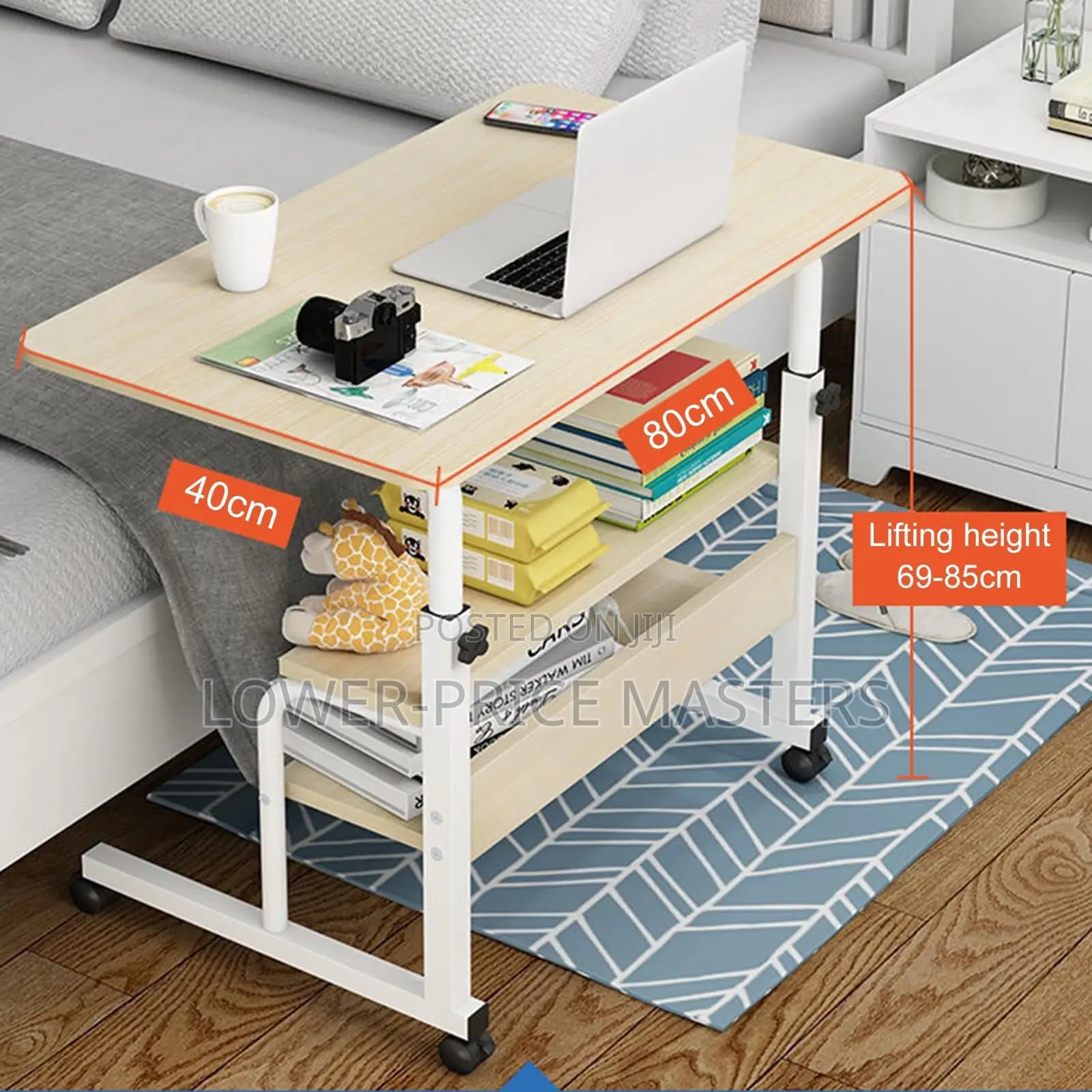 Adjustable 80x40cm Table
