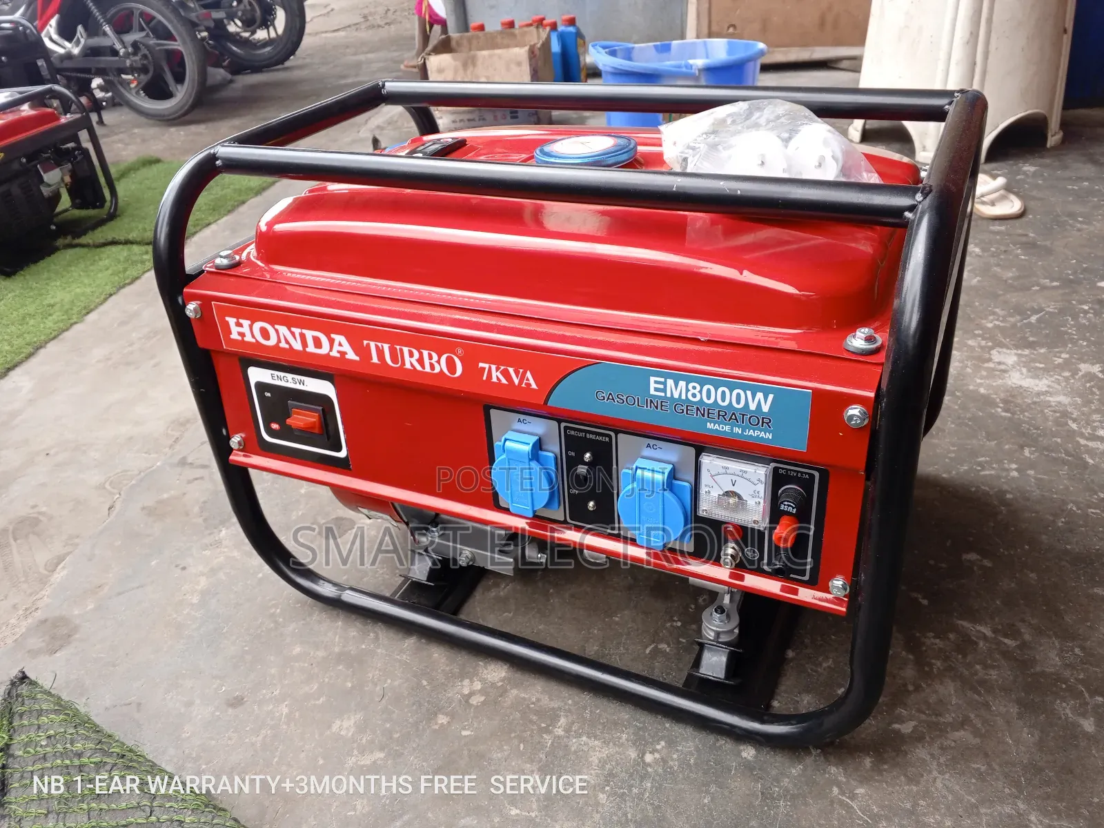 Suited Honda Generator 7. 8000W Pullstart Silent Generator