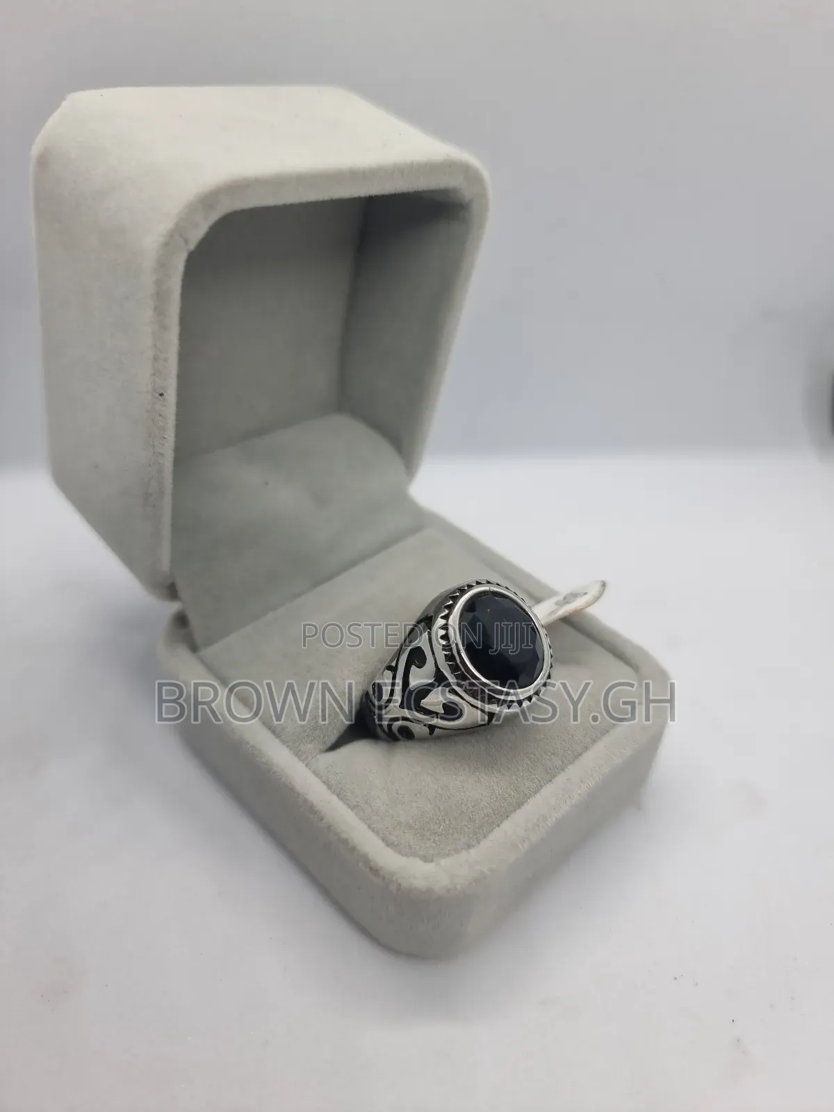 Black Stone Ring