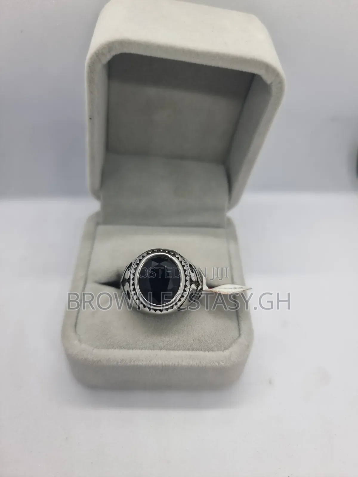 Black Stone Ring